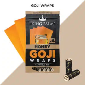 King Palm Goji Berry Blunt Wraps - 4 pack