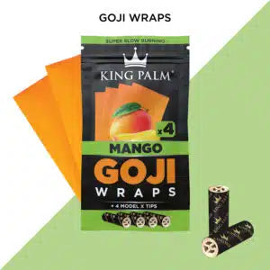 King Palm Goji Berry Blunt Wraps - 4 pack