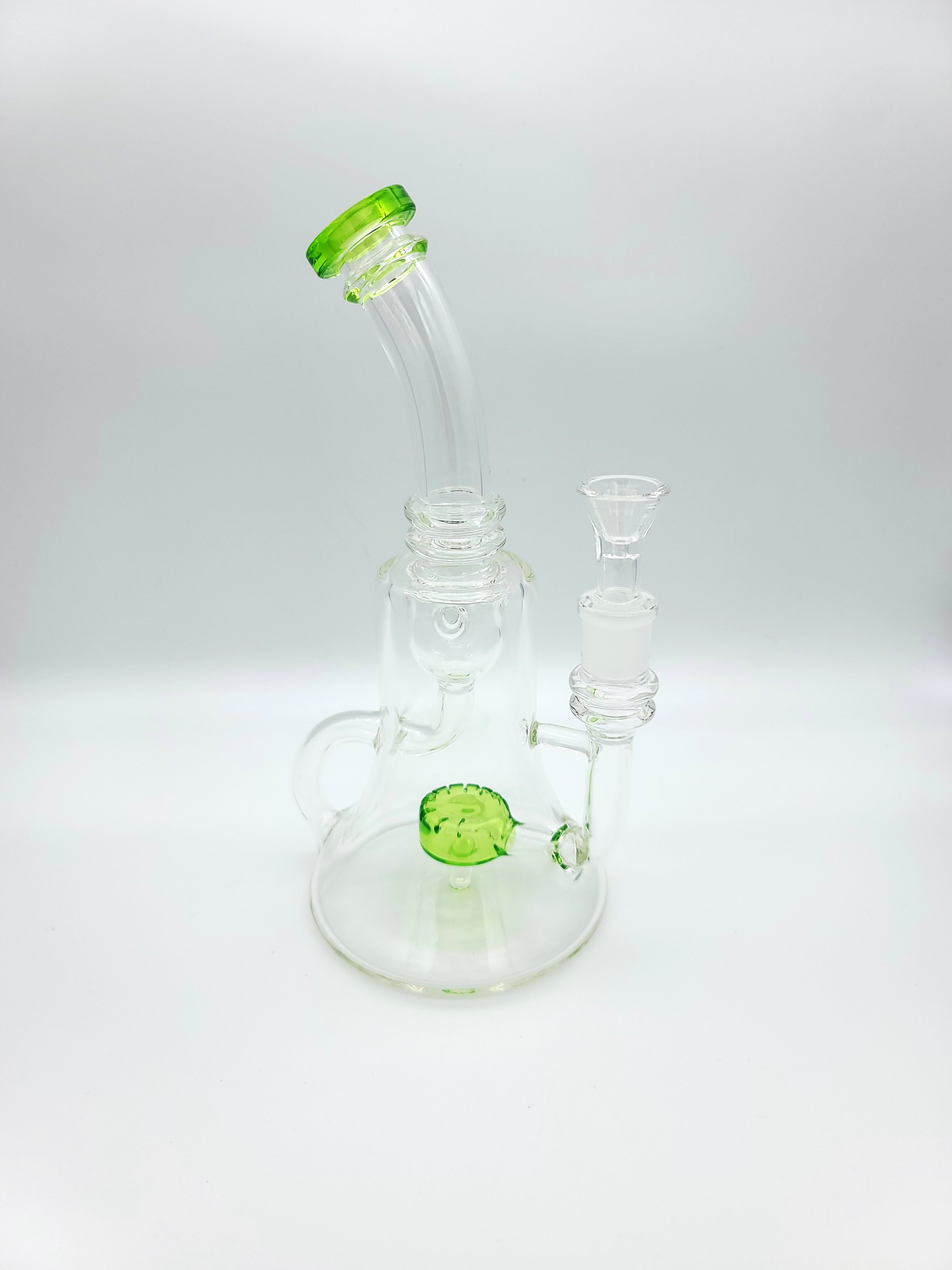 9" Green Bell Bottom Incycler Rig