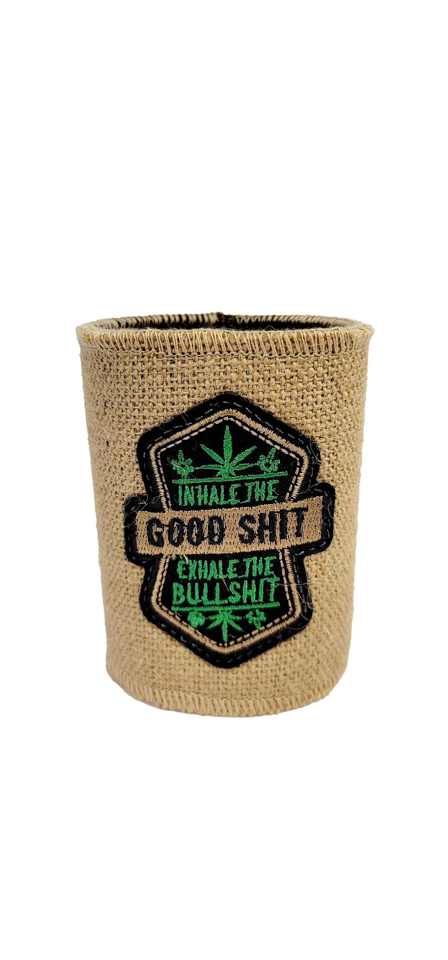 Hemp Burlap Neoprene Can Cooler