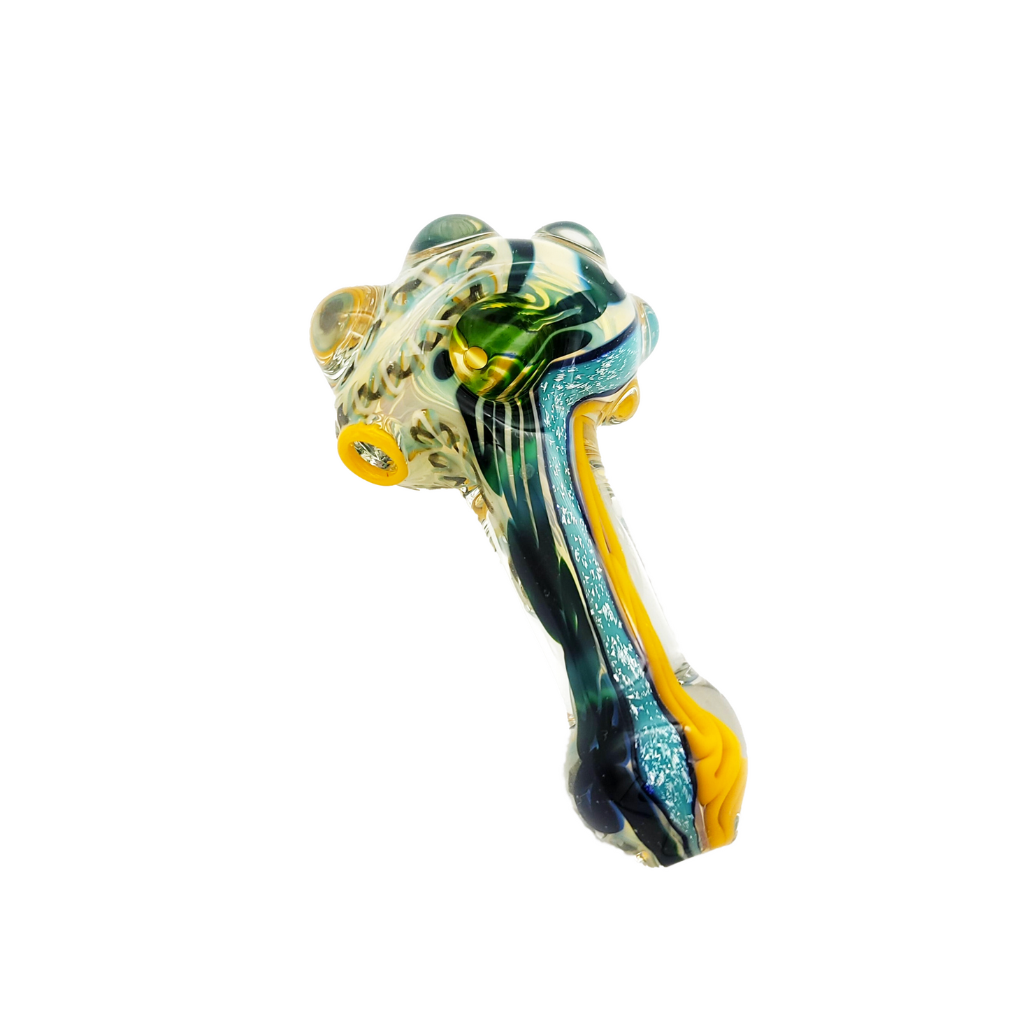 4" Inside Out Color Dichro Spoon by Jeff Cooper