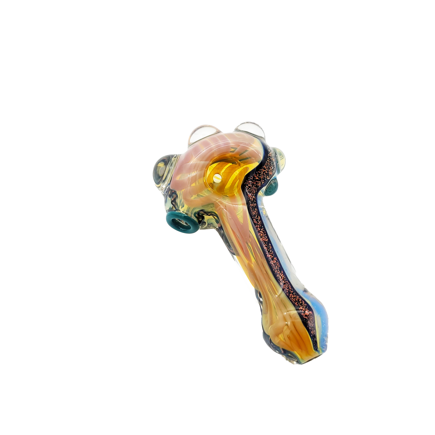 4" Inside Out Color Dichro Spoon by Jeff Cooper