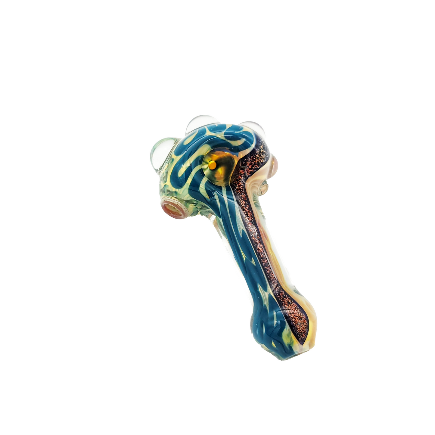 4" Inside Out Color Dichro Spoon by Jeff Cooper