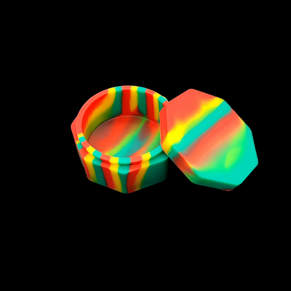 Octagon Silicon Wax Container