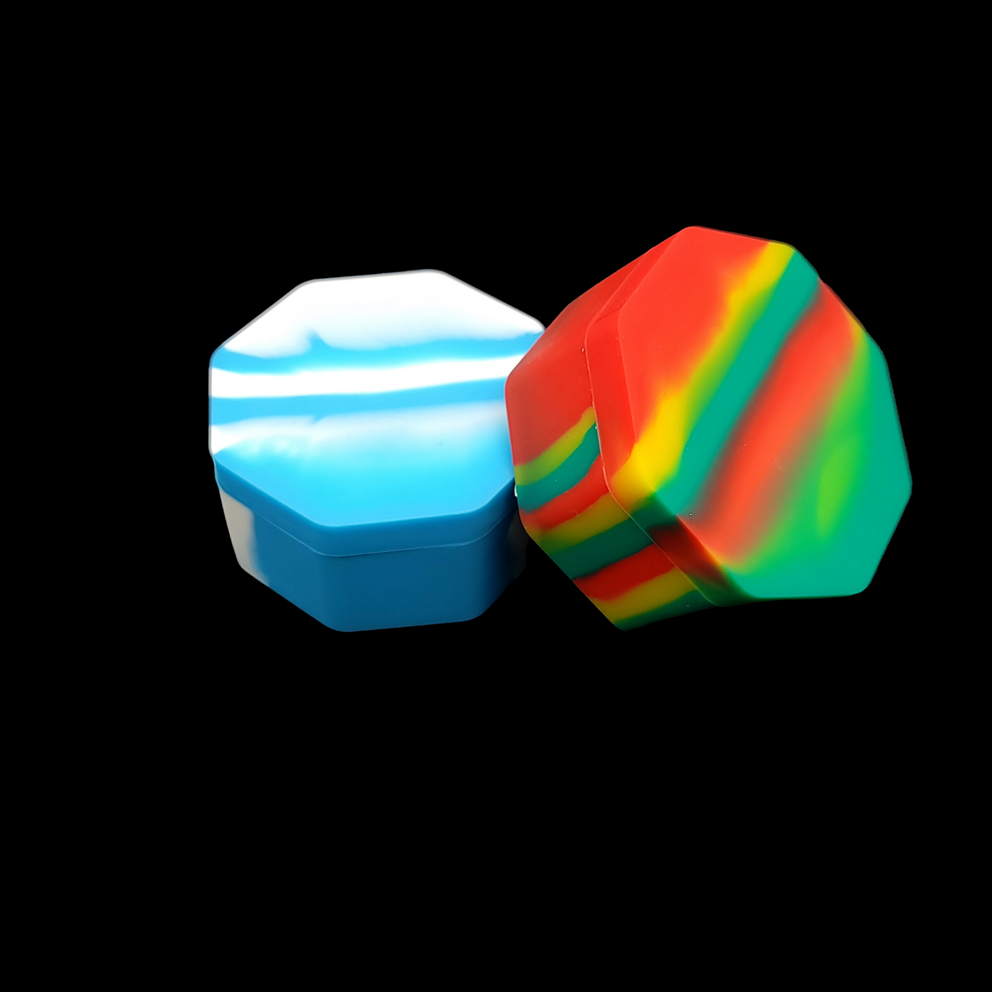 Octagon Silicon Wax Container