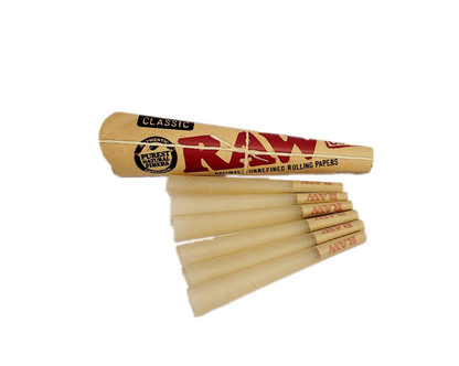 RAW Classic Unrefined Cone Papers