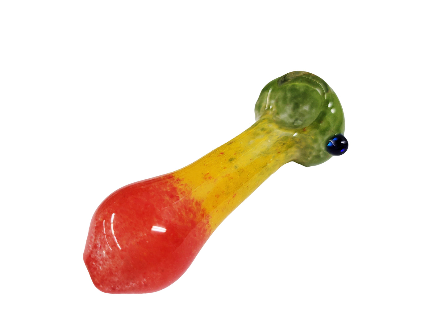 4.5" Rasta Frit Spoon Pipe