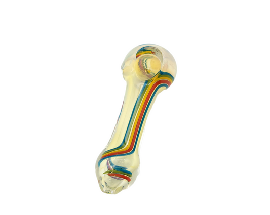 4.5" Rasta Fumed Spoon Pipe