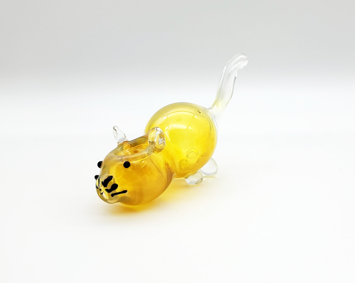 Small Fumed Mouse Hand Pipe