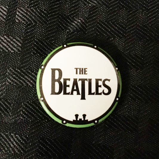 The Beatles White Pin, 1"