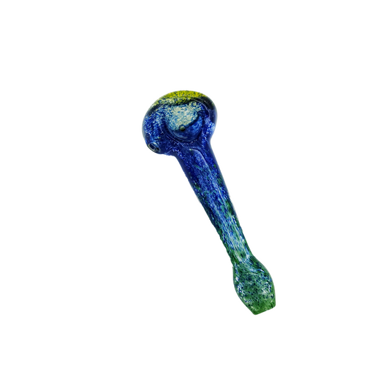 5.5" Three Tone Frit Spoon Pipe