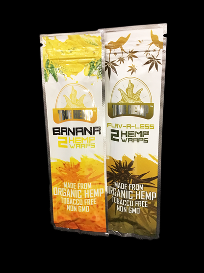 True Hemp - Organic Hemp Wraps 2 Pack