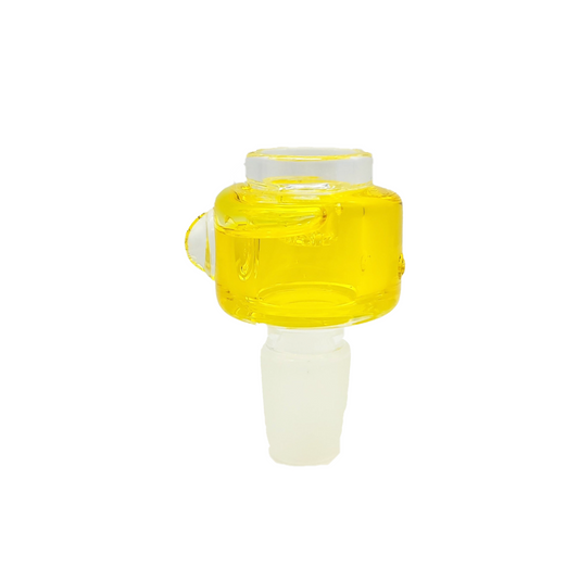 18mm Male Yellow Glycerin Freezer Bowl Piece